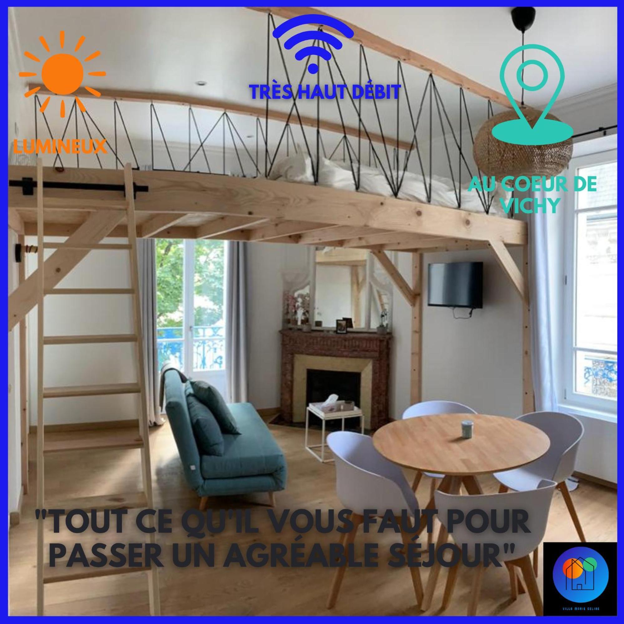 Studio Vichy Patrimoine Mondial Villa Marie Celine מראה חיצוני תמונה