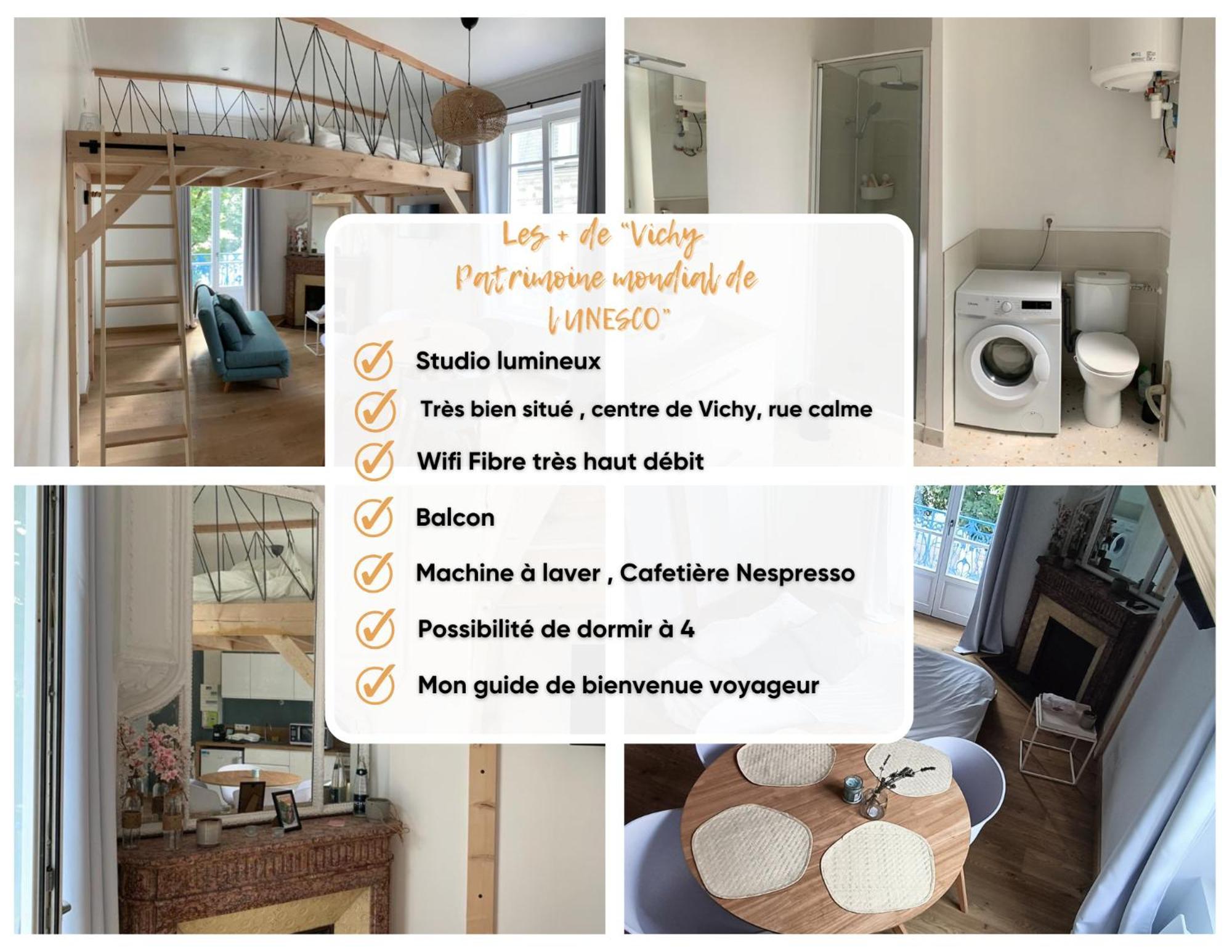 Studio Vichy Patrimoine Mondial Villa Marie Celine מראה חיצוני תמונה